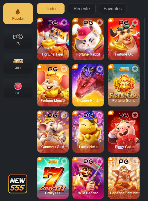 new555.com Aplicativo Mobile